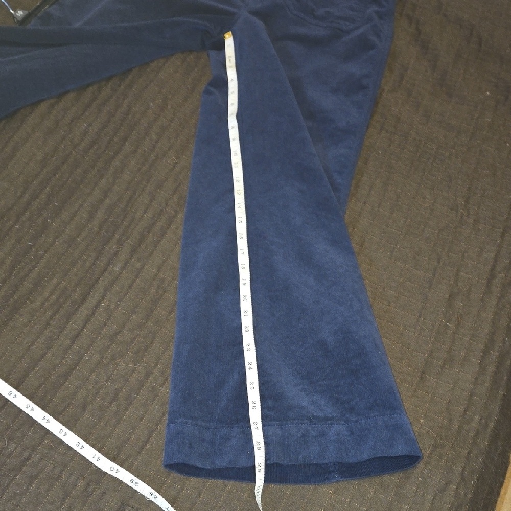 LOFT 2 Pairs: BROWN & NAVY  Palmer Wide Leg Corduroy Pants Both Are Size 6 - Picture 6 of 9
